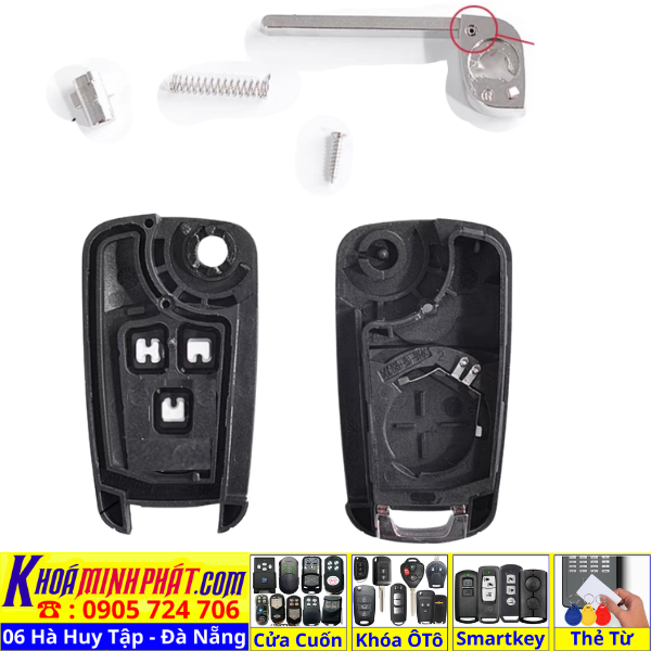 Vỏ Chìa khóa xe ô tô Chevrolet Cruze, Colorado, Orolado V10 - Làm Chìa Khoá Xe Ô Tô - Minh Phát Thay pin thay vỏ độ gập smartkey remote Vỏ Chìa khóa xe ô tô Chevrolet Cruze, Colorado, Orolado V10 - Làm Chìa Khoá Xe Ô Tô - Minh Phát Thay pin thay vỏ độ gập smartkey remote