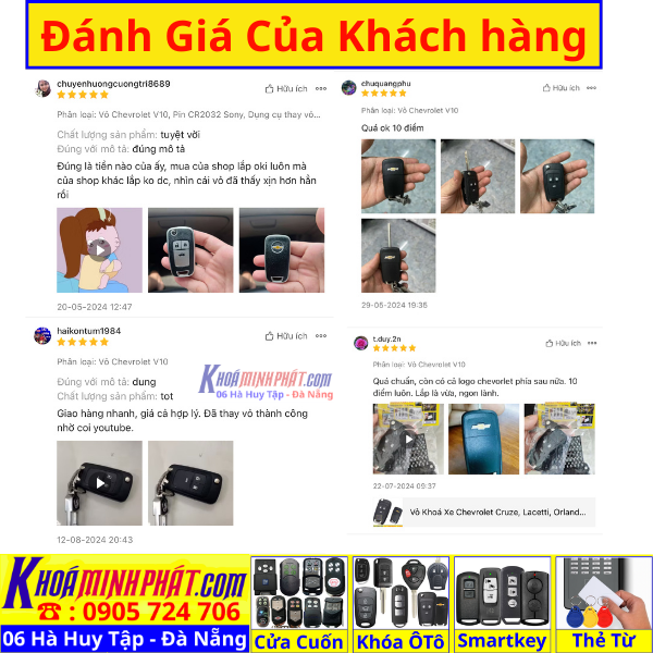 Vỏ Chìa khóa xe ô tô Chevrolet Cruze, Colorado, Orolado V10 - Làm Chìa Khoá Xe Ô Tô - Minh Phát Thay pin thay vỏ độ gập smartkey remote