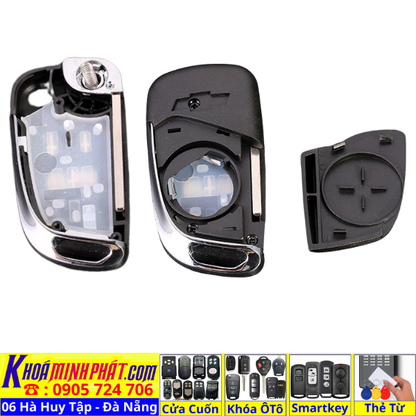 Vỏ Chìa khóa xe ô tô Chevrolet Cruze, Orlando, Colorado V12 - Làm Chìa Khoá Xe Ô Tô - Minh Phát Thay pin thay vỏ độ gập smartkey remote Vỏ Chìa khóa xe ô tô Chevrolet Cruze, Orlando, Colorado V12 - Làm Chìa Khoá Xe Ô Tô - Minh Phát Thay pin thay vỏ độ gập smartkey remote