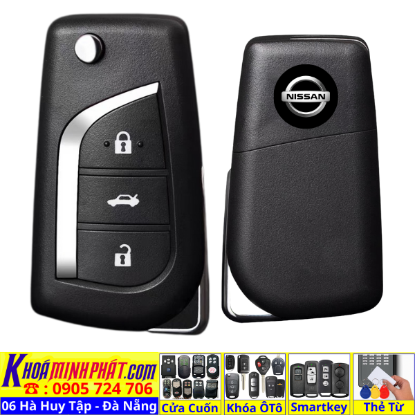 Làm Chìa khoá remote smartkey xe ô tô , Sửa chữa thay vỏ thay pin cho Chìa Khóa Nissan Navara, Terra, X-Trail, Sunny, Almera, Teana, Juke, Livina, Grand Livina, Patrol, Murano - Làm Chìa Khoá Xe Ô Tô - Minh Phát