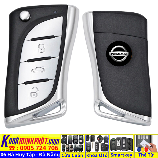 Làm Chìa khoá remote smartkey xe ô tô , Sửa chữa thay vỏ thay pin cho Chìa Khóa Nissan Navara, Terra, X-Trail, Sunny, Almera, Teana, Juke, Livina, Grand Livina, Patrol, Murano - Làm Chìa Khoá Xe Ô Tô - Minh Phát