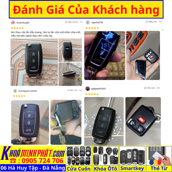 Chìa khóa remote độ gập xe Ford Escape mẫu mới Full chức năng học lệnh điều khiển V28