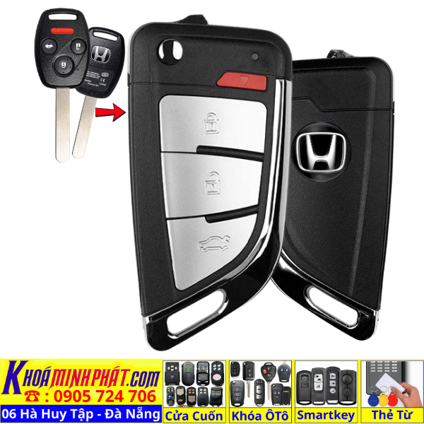 Học Lệnh Chìa Khóa Remote Honda Civic, City, CR-V, Brio, Fit – Làm Chìa Khóa Ô Tô Tại Đà Nẵng V16