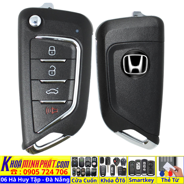 Chìa khóa remote xe Honda Accord, Civic, City, CR-V, Brio, Fit mẫu mới Full chức năng V21