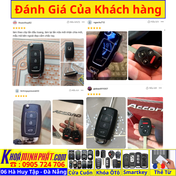 Chìa khóa remote xe Honda Accord, Civic, City, CR-V, Brio, Fit mẫu mới Full chức năng V28