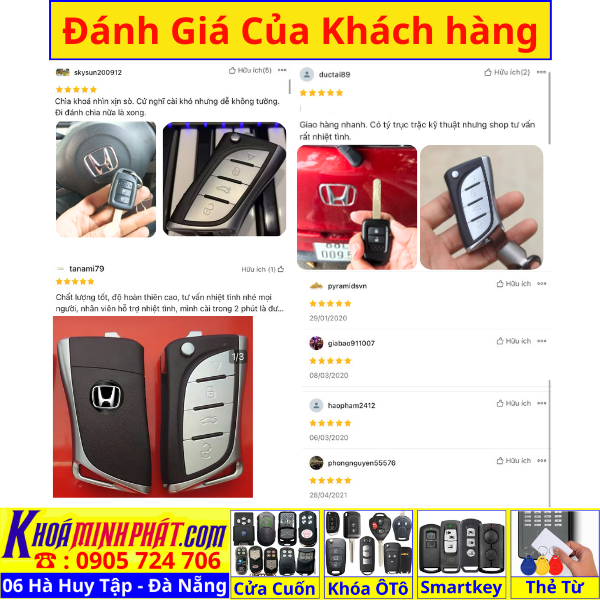 Chìa khóa remote học lệnh xe Honda Bri Full chức năng mẫu độ gập mới V19