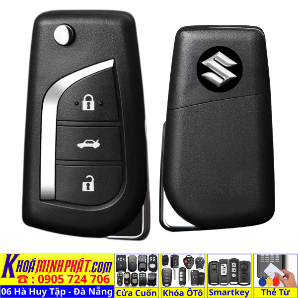 Làm Chìa khoá remote smartkey xe ô tô , Sửa chữa thay vỏ thay pin cho Chìa Khóa Suzuki Swift, Ciaz, Celerio, Ertiga, XL7, APV, Vitara, Grand Vitara, Jimny, Super Carry, Carry Truck, Carry Pro - Làm Chìa Khoá Xe Ô Tô - Minh Phát
