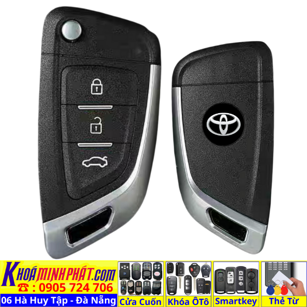 Làm Chìa khoá remote smartkey xe ô tô , Sửa chữa thay vỏ thay pin cho Chìa Khóa Toyota Corolla, Toyota Vios, Toyota Camry, Toyota Altis, Toyota Innova, Toyota Fortuner, Toyota Hilux, Toyota Wigo, Toyota Avanza, Toyota Rush, Toyota Yaris, Toyota Land Cruiser, Toyota Land Cruiser Prado, Toyota Alphard, Toyota Fortuner Legender, Toyota Innova Venturer, Toyota Camry Hybrid, Toyota RAV4, Toyota C-HR, Toyota Corolla Cross - Làm Chìa Khoá Xe Ô Tô - Minh Phát