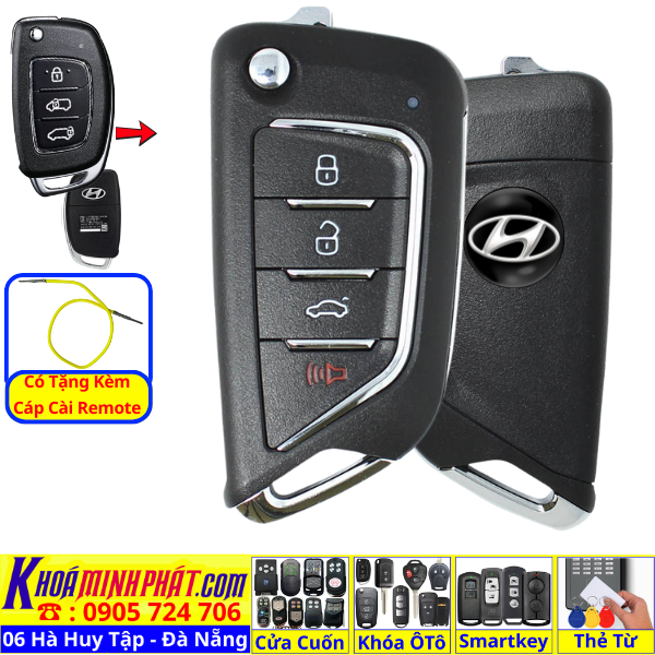 Chìa Sẵn Mạch Hyundai Solati – Chìa Khoá Độ Gập Điều Khiển Cửa V21
