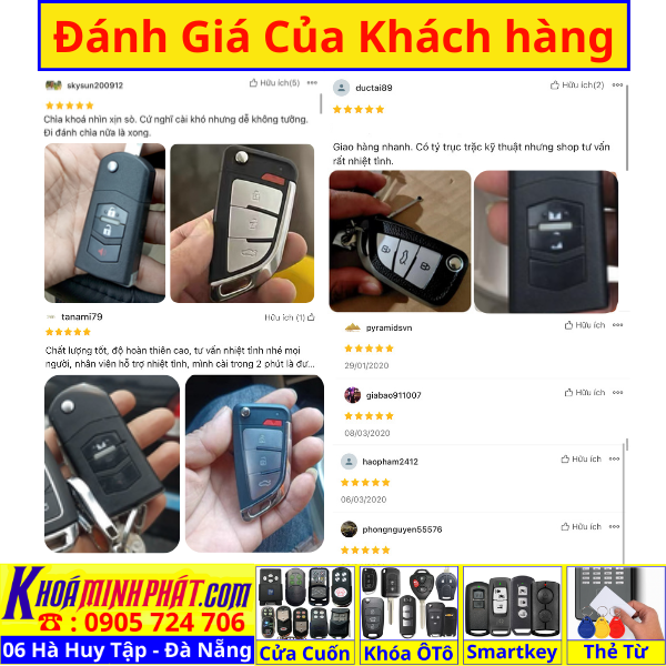 Chìa khóa remote độ gập xe Ford Escape mẫu mới Full chức năng học lệnh điều khiển nhanh mẫu V16