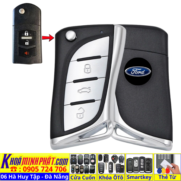 Dịch Vụ Làm Mới Chìa Khóa Xe Ô Tô Tại Đà Nẵng – Giá Tốt, Làm Nhanh Ford Escape V19