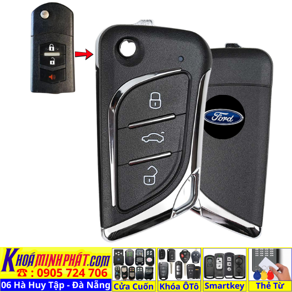 Sửa Lỗi Chìa Khóa Xe Ô Tô Hao Pin, Tốn Pin Nhanh Tại Đà Nẵng Ford Escape V17