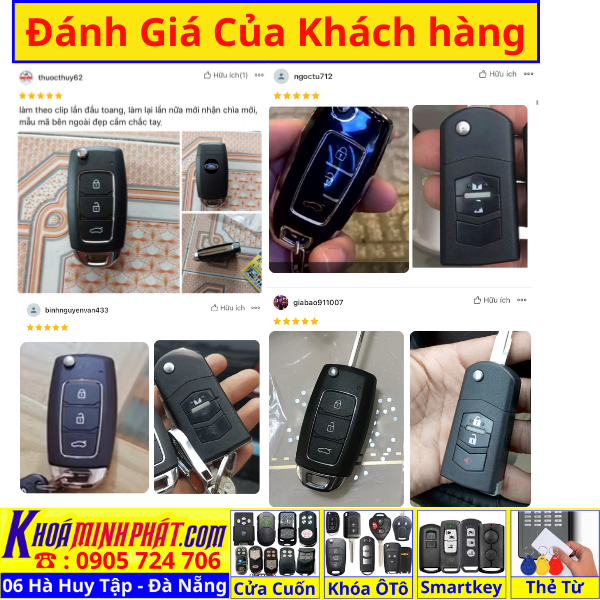 Chìa khóa remote độ gập xe Ford Escape mẫu mới Full chức năng học lệnh điều khiển nhanh V28