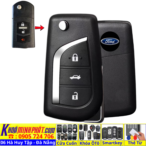 Thay Pin Remote Xe Ô Tô Tại Đà Nẵng Ford Escape V13
