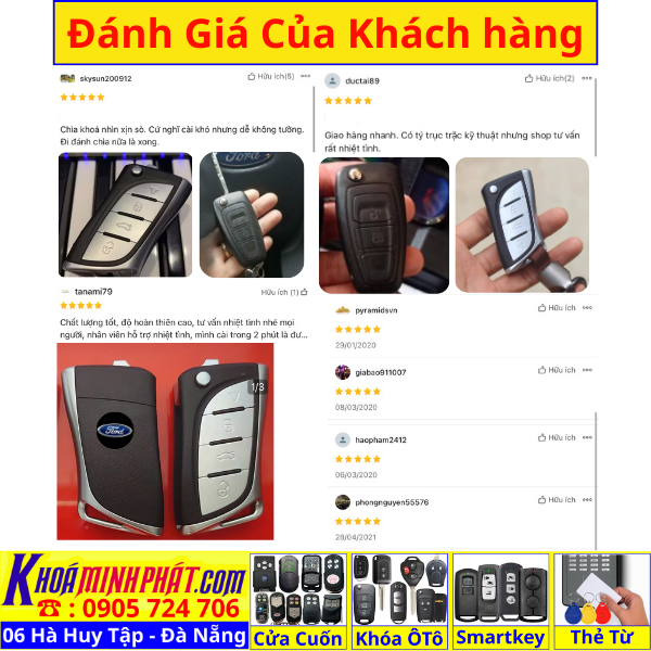 Làm chìa khoá xe Ford Ranger, Tourneo, Ecosport đời 2010-2016 remote học lệnh xe ô tô mẫu mới V19