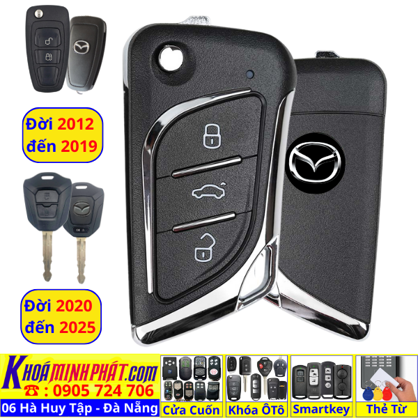 Chìa Sẵn Mạch Mazda BT50 2012–2025 – Điều Khiển Cửa Ô Tô Ổn Định V17