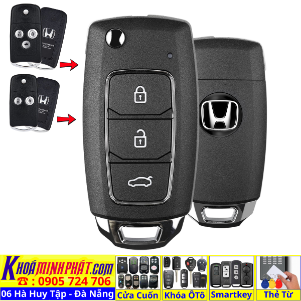 Dịch Vụ Sửa & Làm Chìa Khoá Xe Ô Tô Honda Tại Đà Nẵng – Thợ Tận Nơi, Nhanh Gọn V28