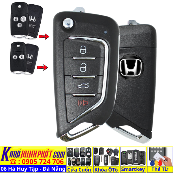 Báo Giá Làm Chìa Khoá Xe Honda Tại Đà Nẵng – Sửa Remote, Sửa Chìa Khoá Thông Minh V21