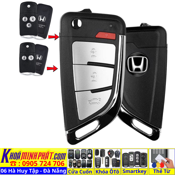 Thợ Làm Chìa Khoá Honda Tại Đà Nẵng – Nhận Làm & Sửa Civic CRV Accord Jazz V16