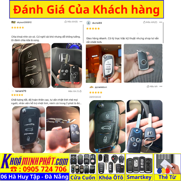 Chìa khoá gấp gọn Honda Civic CRV Accord Jazz đời 2010-2016 remote học lệnh xe ô tô full chức năng V11