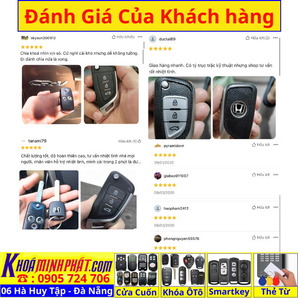 Chìa khoá gấp gọn Honda Civic CRV Accord Jazz đời 2010-2016 remote học lệnh xe ô tô full chức năng V14