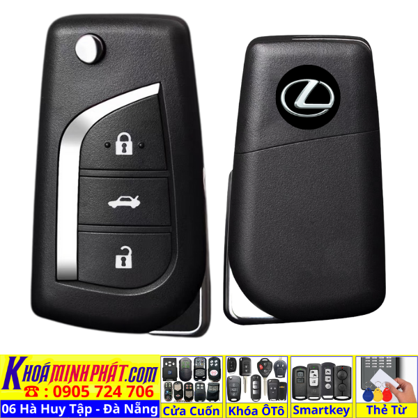 Làm Chìa khoá remote smartkey xe ô tô , Sửa chữa thay vỏ thay pin cho Chìa Khóa Lexus LX470, LX570, LX600, GX460, GX550, RX300, RX330, RX350, RX450h, NX200t, NX300, NX350, ES250, ES300h, ES350, LS460, LS500, LS500h, IS200t, IS250, IS300, IS350, UX200, UX250h - Làm Chìa Khoá Xe Ô Tô - Minh Phát