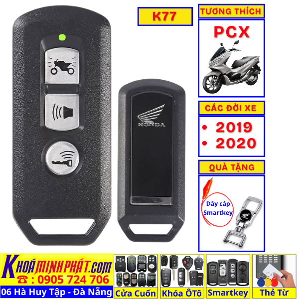 Làm Chìa khoá Smartkey Honda PCX tại Đà Nẵng SH125i ,SH Mode, PCX, SH300i, AB airblade, Lead, Vision, Vario Winner  SH 150 160