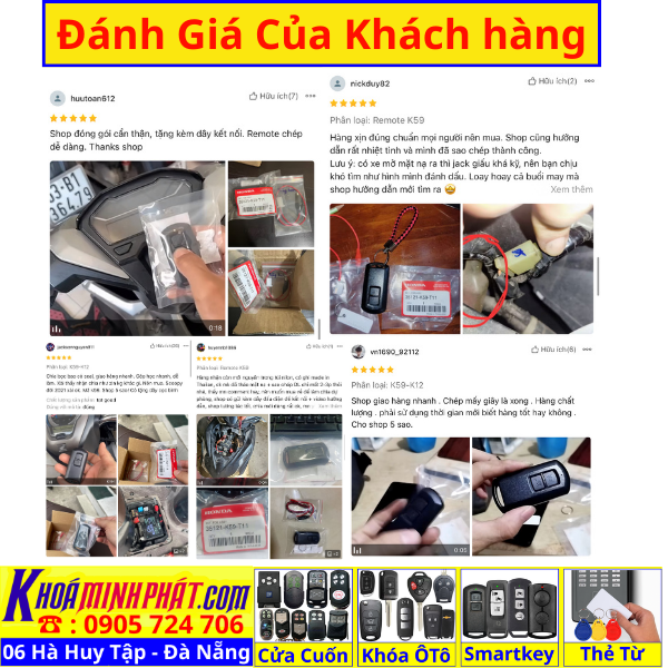 Làm Chìa khoá Smartkey xe Honda Vario AB Air Blade Vision Lead (K12, K59) tại Đà Nẵng Làm Chìa khoá Smartkey xe Honda Vario AB Air Blade Vision Lead (K12, K59) tại Đà Nẵng