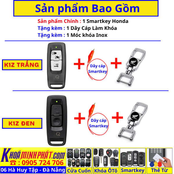 Chi tiết Làm Chìa khoá Smnartkey xe Honda Đà Nẵng SH125i ,SH Mode, PCX, SH150i, SH300i, AB airblade, Lead, Vision, Vario Winner