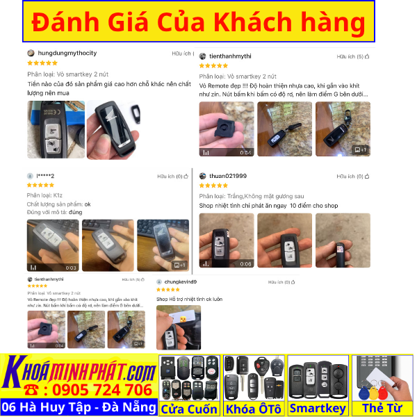 Làm Chìa khoá Smnartkey xe Honda Đà Nẵng SH125i ,SH Mode, PCX, SH150i, SH300i, AB airblade, Lead, Vision, Vario Winner