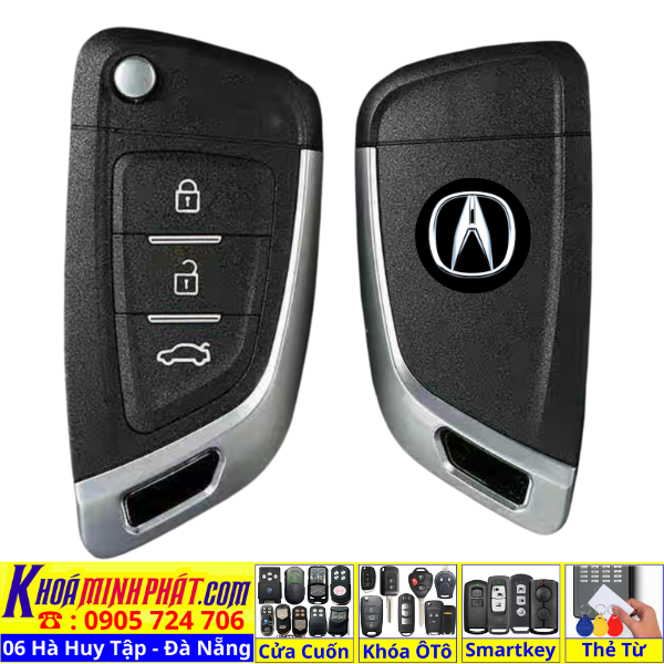 Chìa khóa học lệnh remote xe ô tô Acura MDX mẫu mới ( Có hướng dẫn học lệnh điều khiển và Bảo hành 1 năm ) V14