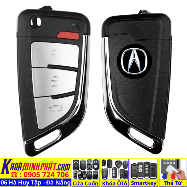 Chìa khóa học lệnh remote xe ô tô Acura MDX mẫu mới ( Có hướng dẫn học lệnh điều khiển và Bảo hành 1 năm ) V16