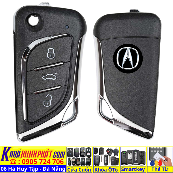 Chìa khóa học lệnh remote xe ô tô Acura MDX mẫu mới ( Có hướng dẫn học lệnh điều khiển và Bảo hành 1 năm ) V17