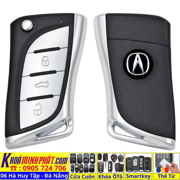 Chìa khóa học lệnh remote xe ô tô Acura MDX mẫu mới ( Có hướng dẫn học lệnh điều khiển và Bảo hành 1 năm ) V19