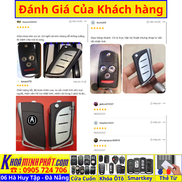 Chìa khóa học lệnh remote xe ô tô Acura MDX mẫu mới ( Có hướng dẫn học lệnh điều khiển và Bảo hành 1 năm ) V19