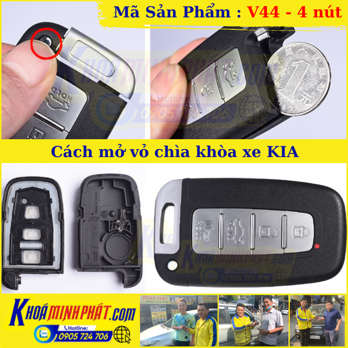 Hình ảnh Vỏ Chìa khóa Kia Cerato, Sportage, Forte 1