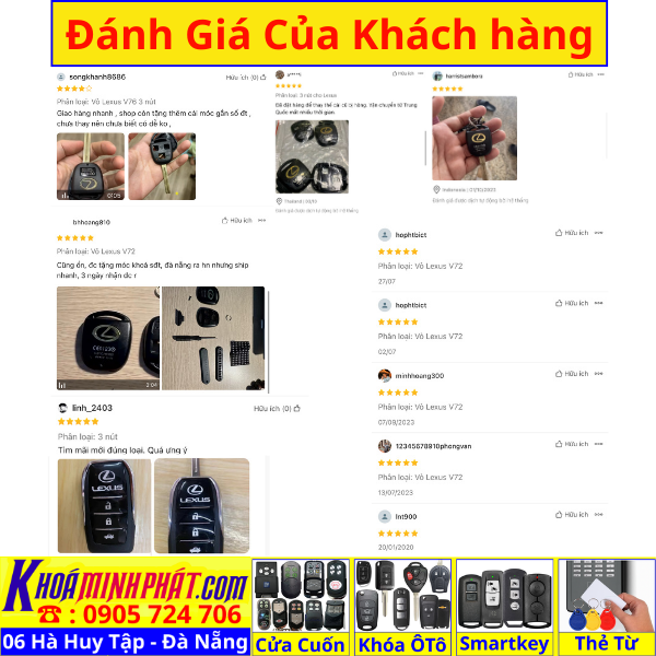 Vỏ Chìa Khóa Xe Lexus LX470 RX350 GX470 ES350 LS460 IS250 NX200t LX570 RX450h 3 Nút Không Cần Cắt Chìa V72.3 - Làm Chìa Khoá Xe Ô Tô - Minh Phát Thay pin thay vỏ độ gập smartkey remote