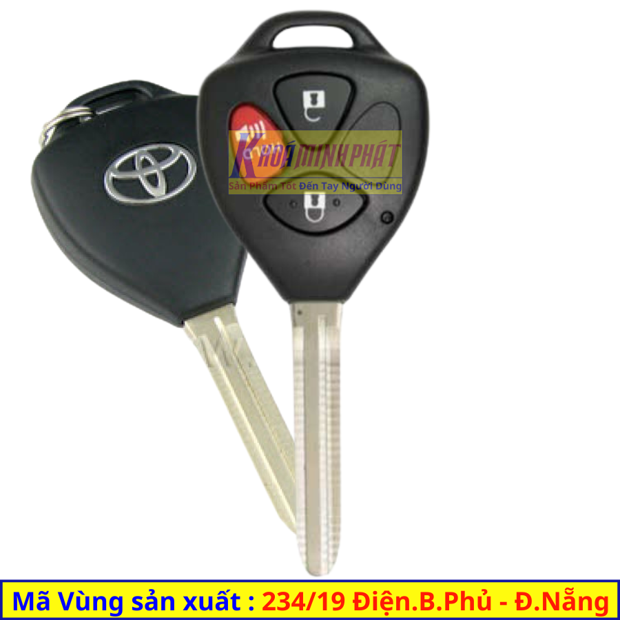 Vỏ chìa khóa Toyota Innova, Vios, Camry, Hilux, Fortuner, Yaris, Corolla Altis