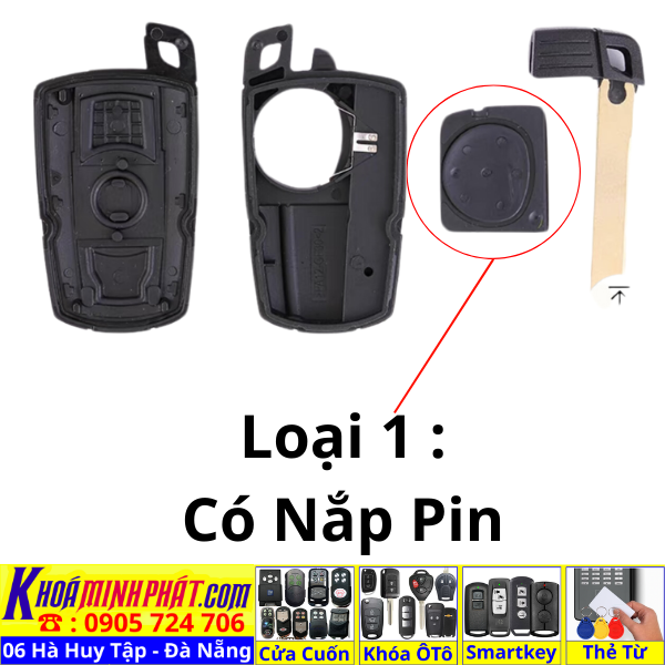 Vỏ Chìa Khóa xe ô tô BMW 3B E90 E91 E60 E87 E92 E89 1 5 3 6 Series V960 - Làm Chìa Khoá Xe Ô Tô - Minh Phát Thay pin thay vỏ độ gập smartkey remote