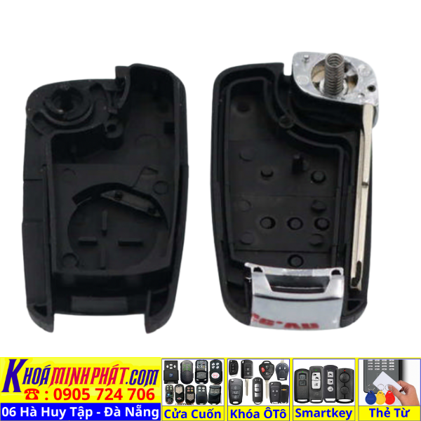 Vỏ Chìa khoá xe Chevrolet Spark, DAEWO LACETTI V13 - Làm Chìa Khoá Xe Ô Tô - Minh Phát Thay pin thay vỏ độ gập smartkey remote