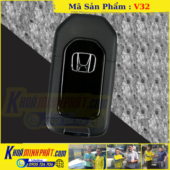Hình ảnh Vỏ Chìa khoá Độ gập xe Honda Accord 1