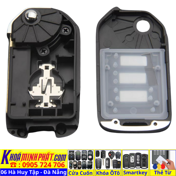 Vỏ Chìa Khoá độ gập điều khiển xe ô tô Honda City, Brio, Civic V33 - Làm Chìa Khoá Xe Ô Tô - Minh Phát Thay pin thay vỏ độ gập smartkey remote Vỏ Chìa Khoá độ gập điều khiển xe ô tô Honda City, Brio, Civic V33 - Làm Chìa Khoá Xe Ô Tô - Minh Phát Thay pin thay vỏ độ gập smartkey remote