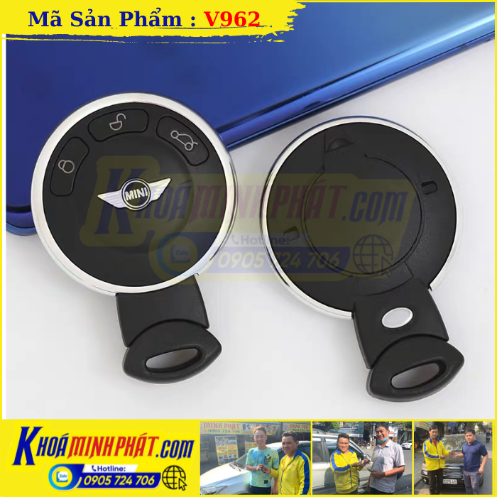 Hình ảnh Vỏ khóa smartkey MINI Cooper 1