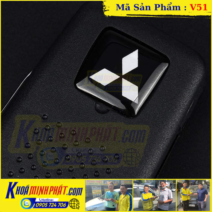 Hình ảnh Vỏ Chìa khóa xe Mitsubishi Grandis, Triton Độ gập 1