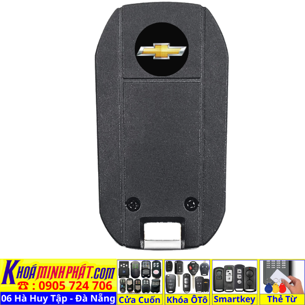 Vỏ Độ gập Chìa khóa Chevrolet Captiva V15 - Làm Chìa Khoá Xe Ô Tô - Minh Phát Thay pin thay vỏ độ gập smartkey remote