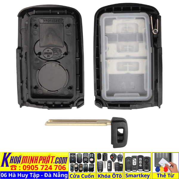 Vỏ Chìa Khóa Smartkey Ô Tô Toyota Land Cruiser, Camry, Corolla Altis, Fortuner, Innova, Hilux, Vios, Highlander V77 - Làm Chìa Khoá Xe Ô Tô - Minh Phát Thay pin thay vỏ độ gập smartkey remote Vỏ Chìa Khóa Smartkey Ô Tô Toyota Land Cruiser, Camry, Corolla Altis, Fortuner, Innova, Hilux, Vios, Highlander V77 - Làm Chìa Khoá Xe Ô Tô - Minh Phát Thay pin thay vỏ độ gập smartkey remote