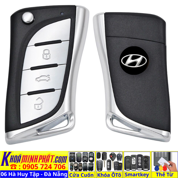 Làm Chìa khoá remote smartkey xe ô tô , Sửa chữa thay vỏ thay pin cho  Hyundai Accent, Elantra, Sonata, Avante, i10, i20, i20 Active, Creta, Tucson, Santa Fe, Palisade, Kona, Stargazer, Staria, Custin, Solati, Grand i10  - Làm Chìa Khoá Xe Ô Tô - Minh Phát