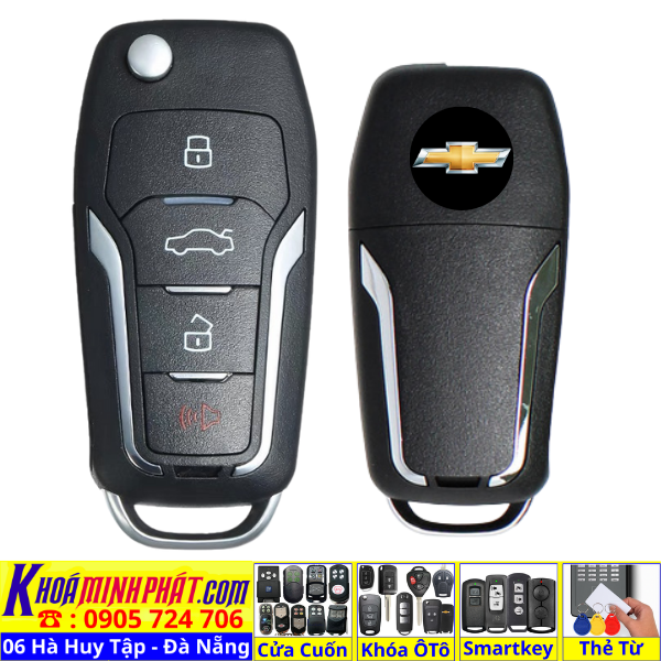 Làm Chìa khoá remote smartkey xe ô tô , Sửa chữa thay vỏ thay pin cho Chevrolet Cruze, Colorado, Orlando, Captiva, Spark, Aveo, Vivant, Trailblazer, Trax, Spark Duo, Malibu - Làm Chìa Khoá Xe Ô Tô - Minh Phát