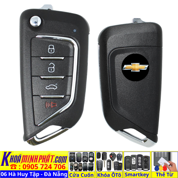 Làm Chìa khoá remote smartkey xe ô tô , Sửa chữa thay vỏ thay pin cho Chevrolet Cruze, Colorado, Orlando, Captiva, Spark, Aveo, Vivant, Trailblazer, Trax, Spark Duo, Malibu - Làm Chìa Khoá Xe Ô Tô - Minh Phát