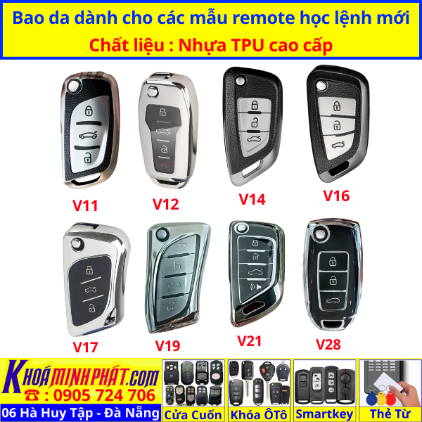 Làm Chìa Khoá Xe Ô Tô - Minh Phát Làm Chìa khoá remote smartkey xe ô tô , Sửa chữa thay vỏ thay pin